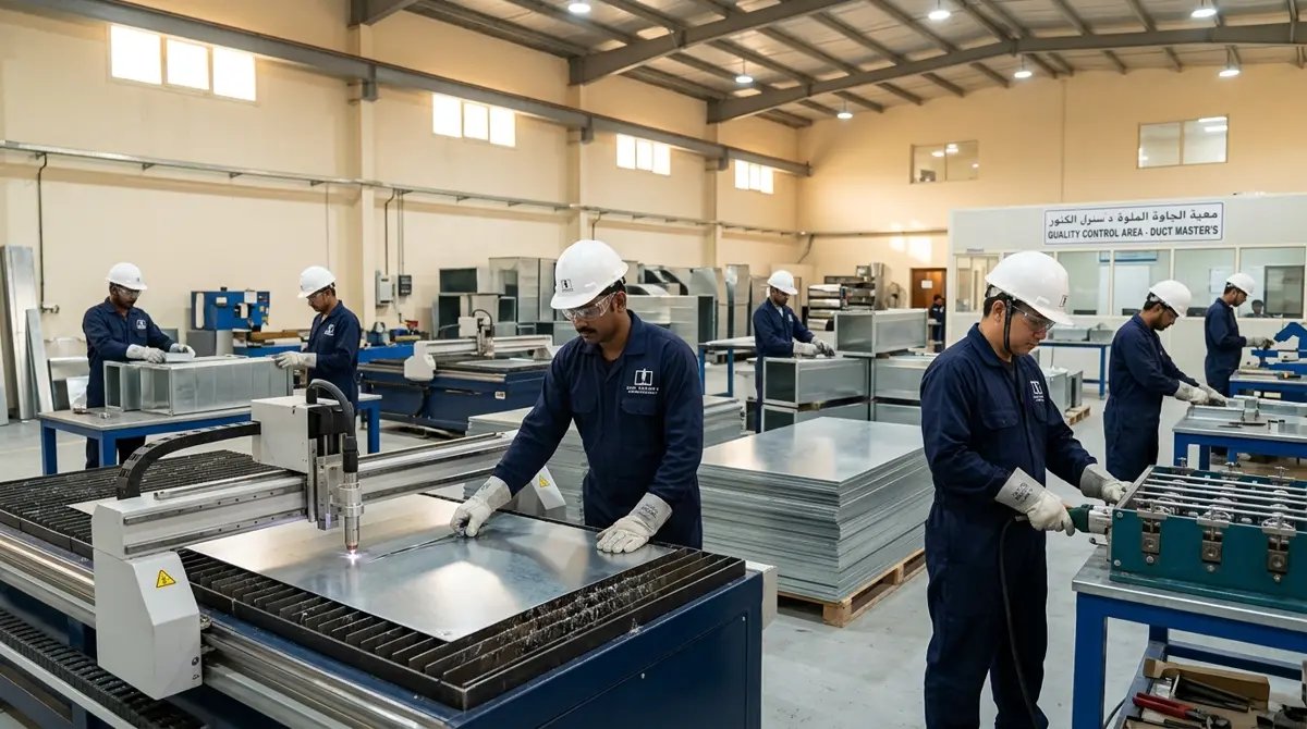 Duct Masters manufacturing facility in Musaffah, Abu Dhabi